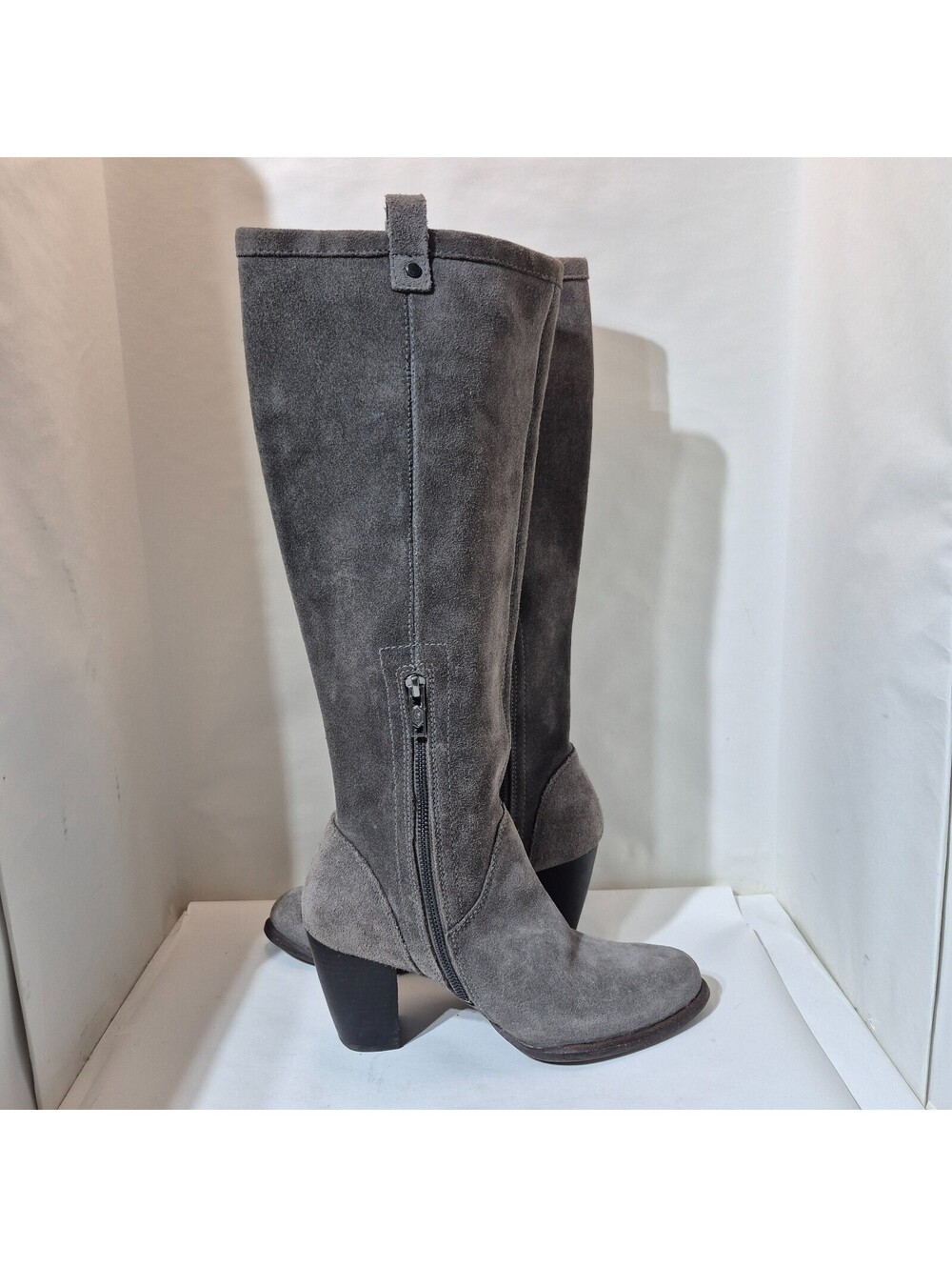 Women's Genuine UGG AVA 3" Heeled Dress Boots 1013679 Dark Gray Sz 9 - Picture 7 of 10